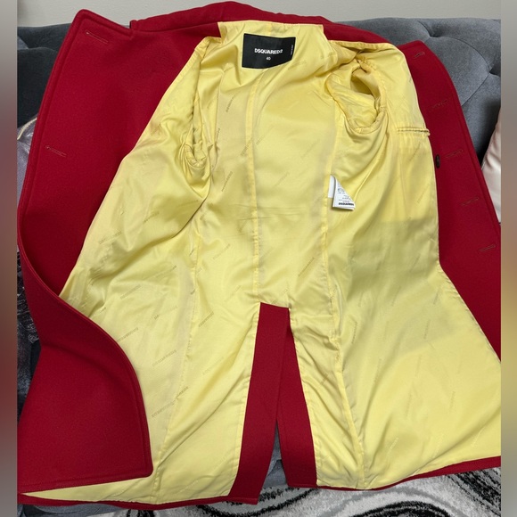 DSQUARED DOUBLE BREASTED PEA COAT SIZE 40 ( M) - Picture 9 of 9